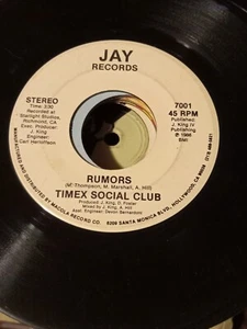 Timex Social Club - Rumors 45 - 1986 Jay Records - Funk / Soul - D 50 - Bild 1 von 2