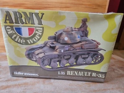 1/35 Heller Humbrol 81133 Renault R-35 Military Tank Kit NEW SEALED - Image 1 of 3