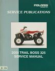 JL136 Polaris Trail Boss 325 Service Manual 2000 PN 9915978 R01