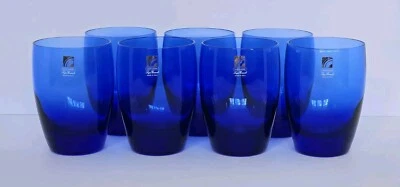Set 7 Luigi Bormioli Michelangelo Blue 10oz Double Old Fashioned Glasses Cobalt - Image 1 of 4