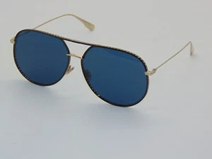 Gafas de sol Christian Dior DiorByDior 2M2/A9 negras/doradas aviador auténticas - Imagen 1 de 6