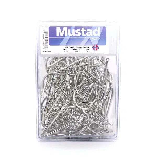 Mustad 3412 O’Shaughnessy Needle Eye 2X Strong Duratin Hook - Image 1 of 1