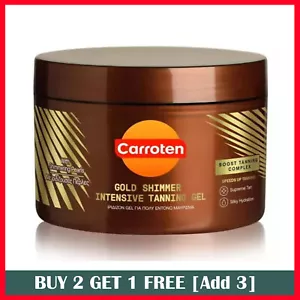 CARROTEN GOLD SHIMMER INTENSIVE EXPRESS TANNING GEL COCONUT SCENT 5.07oz /150ML - Picture 1 of 6