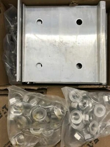 B-LINE  9A-6007  Cable Tray Fitting, Mid-Span Splice, Aluminum, 1/2" (1 pair) - Picture 1 of 2