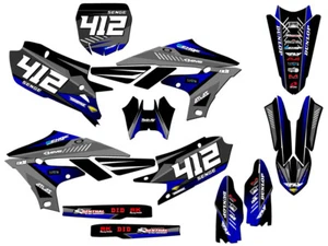 2019-2022 fits CYCRA POWERFLOW YZ 250 F 4-STROKE SURGE Black Senge Graphics K... - Picture 1 of 10
