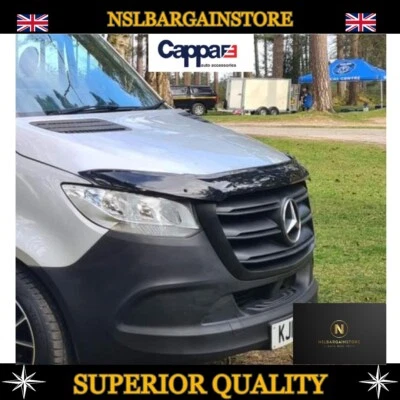 MERCEDES-BENZ MERCEDES SPRINTER 2018+ BONNET WIND STONE DEFLECTOR PROTECTOR GUARD BRA CAPPAFE