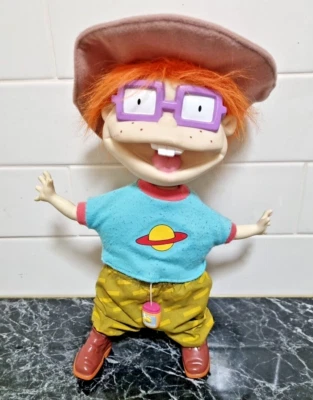 Vintage Nickelodeon Rugrats Chuckie Finster Goes Bananas Pull String Doll 1998 - image 1 of 4