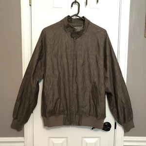 Sharp Daniel Cremieux Bown Linen Windbreaker Jacket~L~Lined~C:52~LN/Mint! - Picture 1 of 9