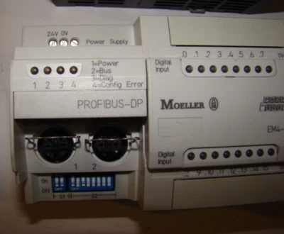 SPS Modul Moeller (Eaton) EM4-204-DX1 / Profi Bus DP Modul / 16 Digi Input /Gebr - Bild 1 von 4