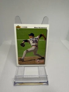MIKE HENNEMAN 1992 Upper Deck Trading Card 339 Detroit Tigers MINT - Picture 1 of 2