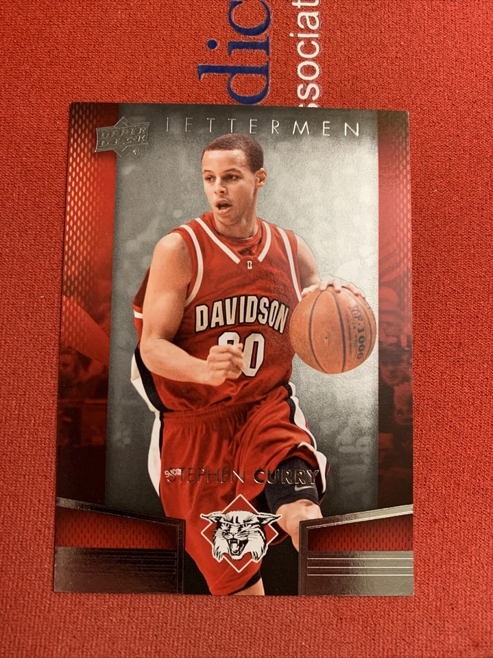 2014-15 Upper Deck Lettermen Basketball #18 Stephen Curry Davidson Centered Nice - Image 1 of 4
