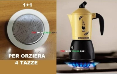 TOP SHOP ITALIA 2011 BIALETTI SET 1 GUARNIZIONE + 1 FILTRO PER LA CAFFETTIERA ORZIERA 4 TAZZE 2025