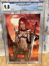 ONLY 500 COPIES! 9.8 CGC RED SONJA: THE SUPERPOWERS #1 BURNS VIRGIN 616 EDITION