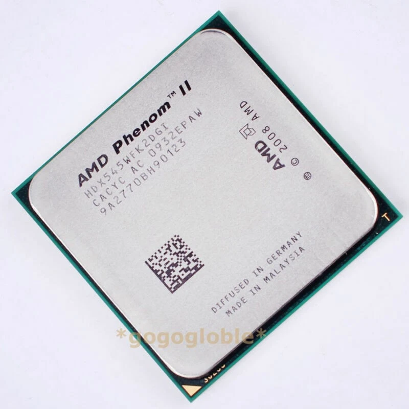 Working AMD Phenom II X2 545 3 GHz HDX545WFK2DGI 667 MHz CPU Processor AM3 - Image 1 of 1