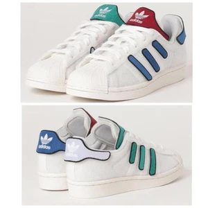 Adidas Original Superstar Cloud White H00193 Austausch Patch Herren Gr. 9 Neu ohne Etikett - Bild 1 von 9