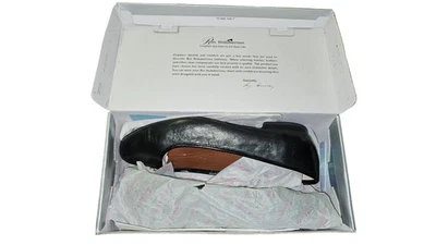 Ros Hommerson Odelle Black Leather Flats – Women’s US 11.5 M - Image 1 of 4