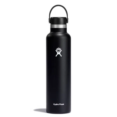 Botella bucal estándar Hydro Flask 24 oz - negra Foto 1 de 3