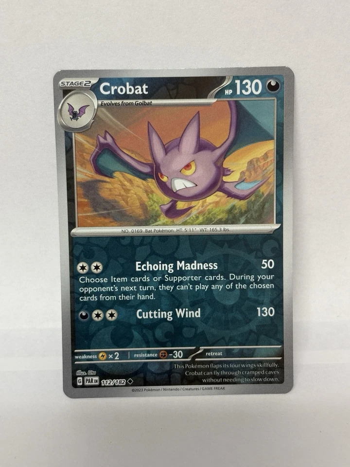 Crobat 112/182 Sv04: Paradox Rift Reverse Holo - Image 1 of 1