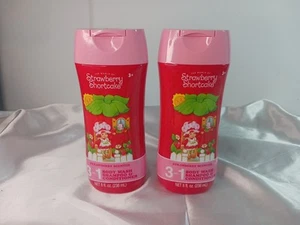 Juego de 2 botellas de champú Strawberry Shortcake 3 en 1 8 oz nuevas - Imagen 1 de 2