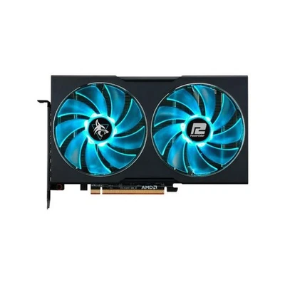 PowerColor Hellhound RX 7600 8G-L/OC AMD Radeon RX 7600 8 GB GDDR6 (PowerColor R - Immagine 1 di 4