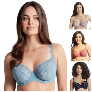 Panache Rocha Bra Balcony Low Front Underwired Non-Padded Womens Lingerie 10341 - Picture 1 of 37