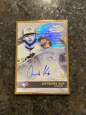 ANTHONY KAY 2020 Gold Label ROOKIE Gold Framed ON CARD Auto RC MINT - Image 1 of 2