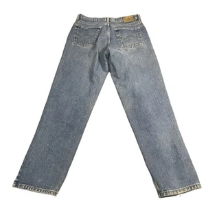 Vintage American Eagle Jeans Men 32x30 Blue Straight Pants Light Wash Denim Y2K - Picture 1 of 13