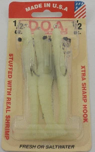 Señuelo de camarones DOA FSH4-3P-305 4" color 440 Morning Glory 1/2 oz 3 quilates Foto 1 de 1