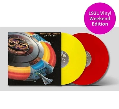 ELO - out of the blue HMV Vinyl Week 1921 red yellow Vinyl 2LP Sealed Limited Ed - Image 1 of 3