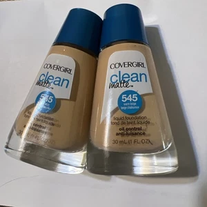 Covergirl Clean Oil Control Liquid Foundation #545 Warm Beige 30 mL SEALED - Picture 1 of 2