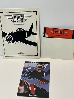 Wings of Fury Broderbund for Apple II Floppy Disk Computer Game - Image 1 of 4
