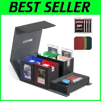 Trading Card Storage Box with Magnetic Holders - Image 1 of 4