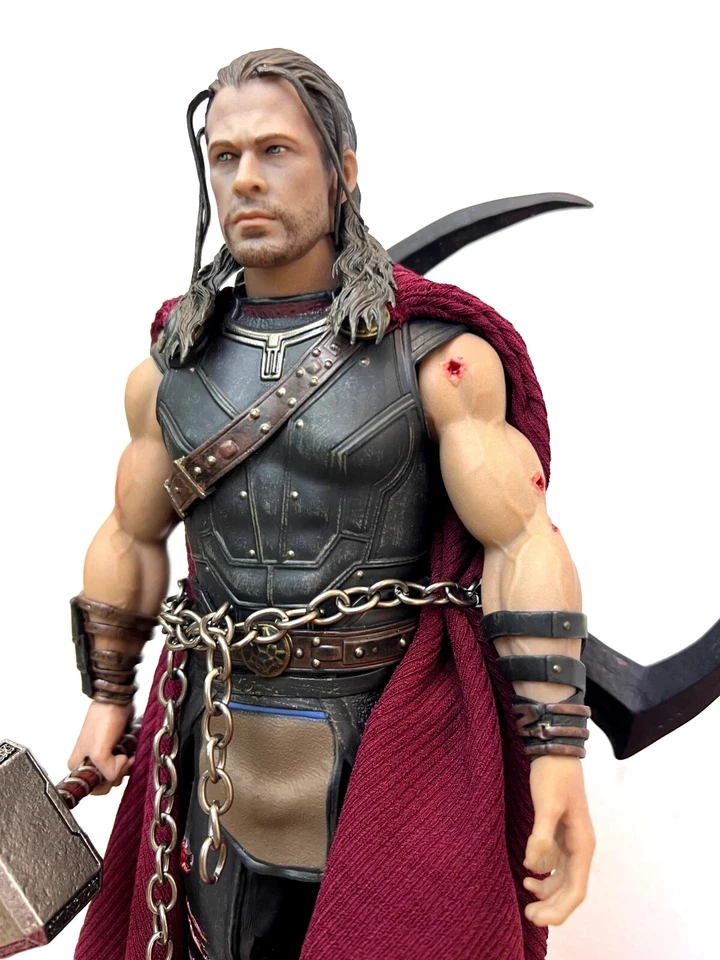 Ragnarok Thor with Surtur Skull & Chain Static Figure Toy 12.6 In Marvel New - Image 1 of 4