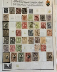 Collection Foreign On Paged Used Mint All Romania With Earlier Issues N646 - Picture 1 of 12