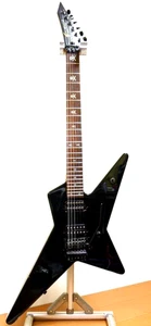 Guitarra Eléctrica Edwards by ESP E-AS 105SM Anchang Star Negra Hecha en Japón - Imagen 1 de 19