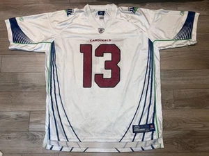 Kurt Warner Arizona Cardinals NFL Super Bowl XLIII Reebok Jersey 2XL 2X Vintage - Picture 1 of 4