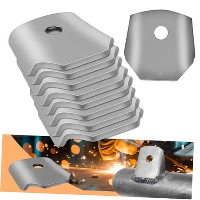 Pestañas de truco, pestañas de soldadura, lengüetas de soldadura universal con a. Agujero de 1/8" de espesor 1 1/4" Foto 1 de 4
