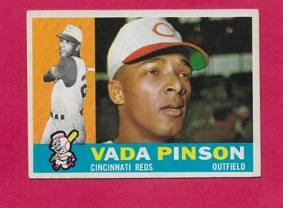 1960 Topps # 176 Vada Pinson - En muy buen estado/3 - Rojos Foto 1 de 2