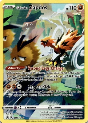 Galarian Zapdos SWSH283 Promo Pokemon TCG SWSH: Sword & Shield Promo Cards NM - Image 1 of 2