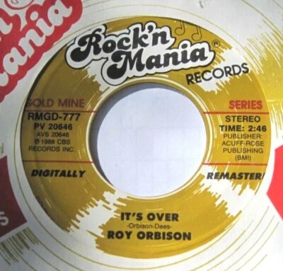 ROY ORBISON * 45 * It's Over / Our Summer Song * 1960's * UNPLAYED MINT * RI - Image 1 of 2