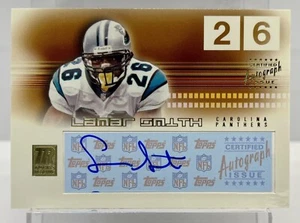 2002 Topps Reserve Autographs #RALS Lamar Smith Certified Issue - Panthers - Bild 1 von 4