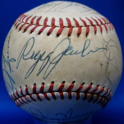 1979 New York Yankees Team Signed Autographed Baseball Real & Clubhouse DBB 1122 - Image 1 of 4