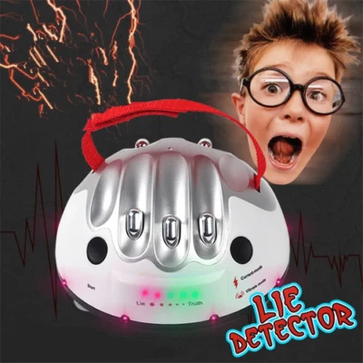 Lie Detector Adjustable Reloaded Polygraph Electric Shocking Liar Game Toys Gift - Image 1 of 4