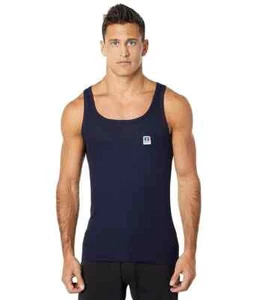 Hugo Boss Men's Stretch-cotton tank top with exclusive logo Navy S - Picture 1 of 1