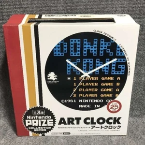 NINTENDO PRIZE COLLECTION SERIES ART CLOCK DONKEY KONG NUEVO - Picture 1 of 2
