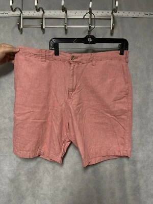 Banana Republic Shorts Men 38 Red Linen Cotton Golf Aiden Casual Chino Bermuda - Image 1 of 4