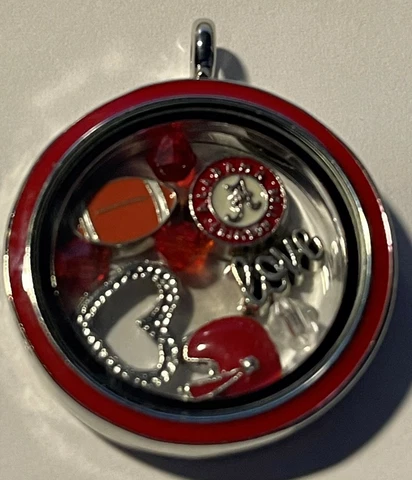 Alabama Crimson Tide NCAA Memory Charm Locket w/ 22 IN chain NEW Cover
