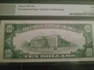1929 $10 UNION NATIONAL BANK PITTSBURGH PENNSYLVANIA NATIONAL CURRENCY Ch# 705 - Picture 1 of 2