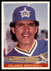 1984 Donruss Orlando Mercado Baseball Cards #318