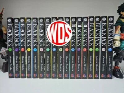Black Jack Manga Vol 1 - 17 (End) English Version Comic DHL Express Shipping